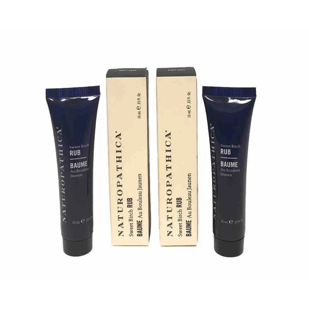 Naturopathica Sweet Birch Rub Lotion 2-Pack Travel Size
